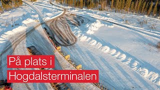 På plats i Hogdalsterminalen längs Inlandsbanan [upl. by Anrat]