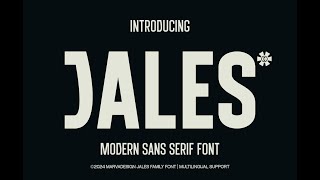 JALES Font Download [upl. by Lustick438]