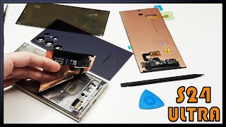 How To Replace The Screen And Back Glass On A Samsung Galaxy S24 Ultra [upl. by Eittak]