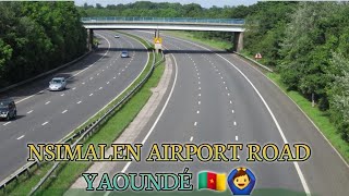 Nsimalen Airport road Yaounde  Route de laéroport Yaoundé Nsimalen [upl. by Latisha387]