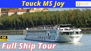 TAUCK ms JOY  Full Ship Tour  Common Areas  4K [upl. by Audrit]