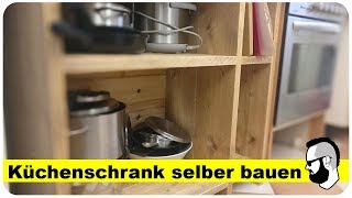 Küchenschrank selber bauen aus Bauholz [upl. by Brietta]