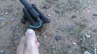 Mini Salute Cannon with Whistle Mix Firing [upl. by Puett]