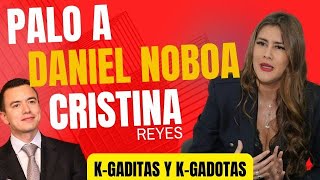 KGADITAS Y KGADOTAS Cristina Reyes a Daniel Noboa con todo  Video viral [upl. by Newcomb]