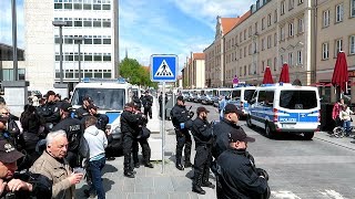 Neubrandenburg Der 1Mai 2018 auf dem Marktplatz [upl. by Aihsekel]