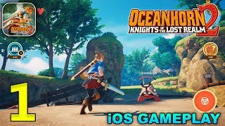 OCEANHORN 2  iOS GAMEPLAY Apple Arcade  Part 1 [upl. by Anib]