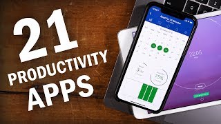 21 Apps that FORCE You to Be More Productive [upl. by Ahtnamys370]