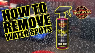 How To Remove Water Spots  StepByStep Guide  Works On All Cars amp Trucks  Auto Detailing Tricks [upl. by Noscire]