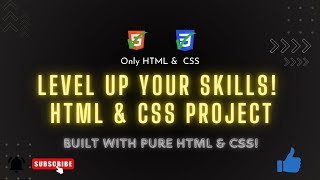 Built a Stunning Project with HTML amp CSS  Web amp App Development  HindiUrdu [upl. by Vasilis39]