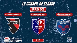 Le conseil de classe de la 10ème journée de ProD2 saison 20242025 [upl. by Ollopa]