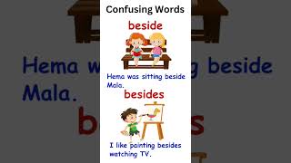 beside vs besides Learn the meaning difference and usage  LIY English Learn It Yourself [upl. by Rellek]