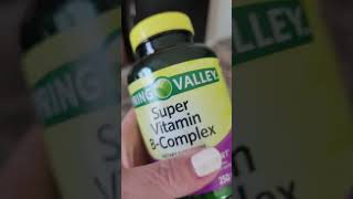 Super Bcomplex Spring Valley Supplement Tablets Metabolism And Energy Booster [upl. by Amelita674]