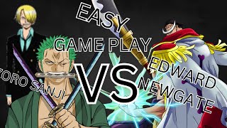 EDWARD NEWGATE VS ZORO SANJI fun [upl. by Le]