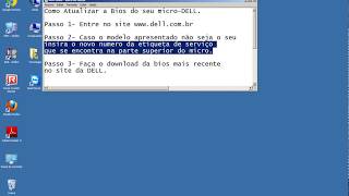 Atualizar da BIOS DELL Optiplex 990 [upl. by Delila261]