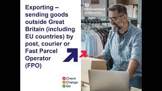 Exporting  sending goods outside Great Britain including EU countries by post courier or FPO [upl. by Trautman]