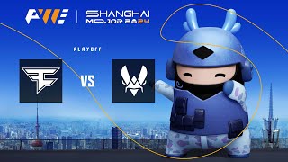 CS Vitality vs Faze  Playoff Stage  Perfect World Shanghai Major 2024  MN CAST [upl. by Aynik]