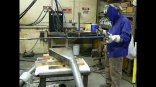 CORMET Wire Welding Stick used to weld a Rotary Forge Die [upl. by Brindell]