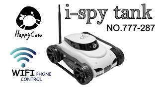 iSpy Tank no777287 by HappyCow with 03MP camera WiFi phone cintrol [upl. by Nylsoj]