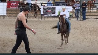 Beautiful Horses at Ranch Riding Reining Competition Expo Liberia part 5 [upl. by Ehcsrop]