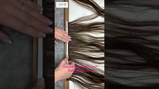 How to Make Professional Tape Hair Extensions in a Hair Factory shorts [upl. by Sylado]