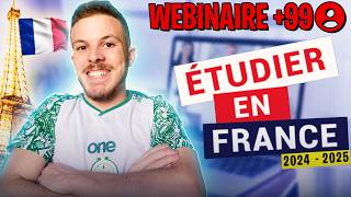 WEBINAIRE  Études en 🇫🇷 2024  2025  Tout ce quil faut savoir 💯 [upl. by Adnarrim157]