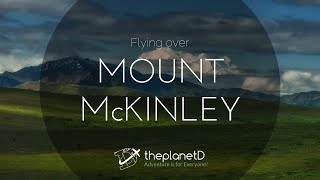 Flying Over Mount McKinley Alaska [upl. by Brindle]