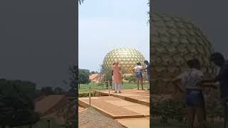 Matrimandir Auroville a peaceful symbol of unity and meditation Matrimandir Pondicherryquot [upl. by Mame]