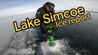 Lake Simcoe Ice Report  January 19 2024 [upl. by Trilby898]