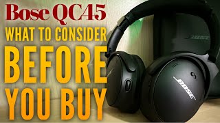 Bose QuietComfort 45 Review True to the Name BUT… [upl. by Yarased339]