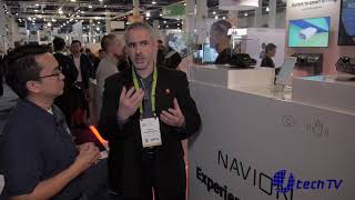 Wayray Navion Holographic AR HUD at CES 2018 [upl. by Llebana691]