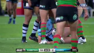 NRL Highlights South Sydney Rabbitohs v Cronulla Sharks – Round 13 [upl. by Kcirted]