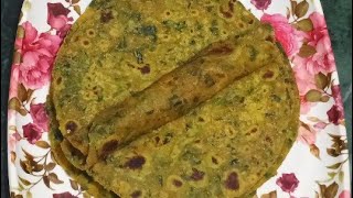 Methi Thepla Recipe Methi Thepla For Travel  Gujarati Thepla Recipe  Easy amp Tasty Breakfast [upl. by Hyrup]