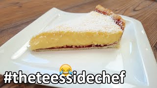 Manchester Custard Tart  UK SCHOOL DINNERS Classic Plus Hungry British Children [upl. by Schroer]