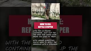 🦎​ Get Rid of Lizards and Snakes with Reptile Stopper Granular Repellent [upl. by Ylrebma]