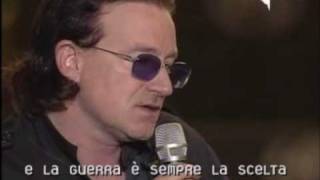 U2  Bono Vox Pavarotti  live Pavarotti amp friends 2003  Ave Maria [upl. by Jaenicke191]