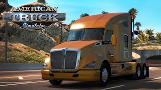 Karavan Çıkış SantaMaria  HedefBekersfield Trucks ETS2 American Truck Simulator [upl. by Madella]