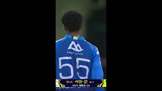 Kevin Sinclairs HUGE wicket and celebration 🔥 [upl. by Bluefarb]