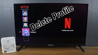 How to Delete Netflix Profile on Smart TV [upl. by Nahtanohj]