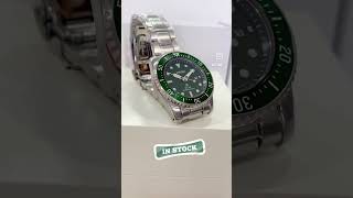 The Best Seiko Prospex Solar Diver Yet  SNE583P1 Green Dial Mens Watch [upl. by Belloir329]