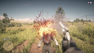 Red Dead Redemption 2 Hunting Gameplay [upl. by Arikahs]