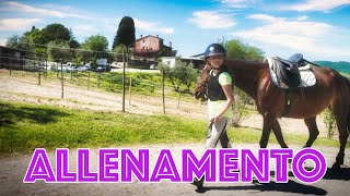 A CAVALLO  Allenamento passo trotto galoppo e salto ostacoli scuola di equitazione in Toscana [upl. by Damle]