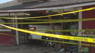 Truck crashes through front of El Monte pet store [upl. by Arriaes]