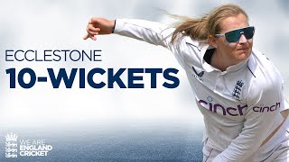 10Wickets In The Match  Sophie Ecclestone Stars against Australia  England Women [upl. by Bidget]