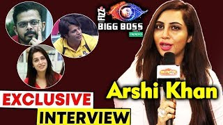 Arshi Khan Exclusive Interview On Bigg Boss 12  Top 3 Contestant  Dipika Sreesanth Karanvir [upl. by Amliw]