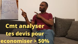 comment analyser un devis pour economiser plus de 50 [upl. by Meesak297]