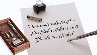 Deine Handschrift  Ein Schreibkurs mit Barbara Nichol [upl. by Granlund775]