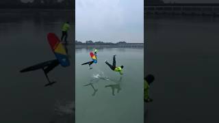 Water Skating For The First Time shortsvideo [upl. by Aenet]