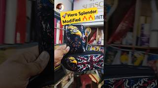 🚀 Hero Splendor Modified 🔥🔥 shotrs trending splendormodified bikesticker radiumsticker [upl. by Massimo381]