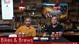 RedMonkey Sports  Bikes amp Brews  Episode 11  Types of Bikes [upl. by Amble]