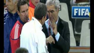 Frances coach refused to shake hands with South Africas coach [upl. by Soni]